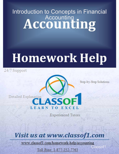 Introduction to Concepts in Financial Accounting
