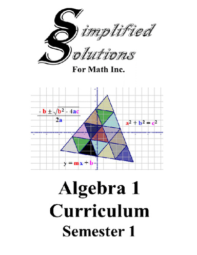 eAlgebra I Semester I