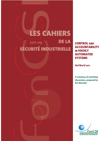 Control and accountability in highly automated systems - Document in color