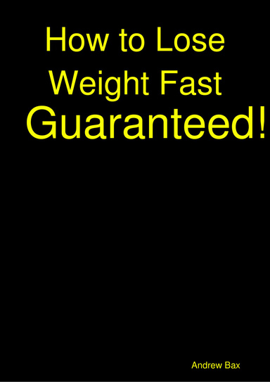 How to Lose Weight Fast