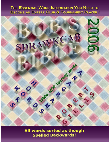 Bob's Big Print Backwards Bible Plus Words with Front Hooks