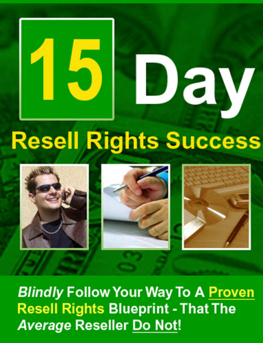 15 Days Resell Rights Success