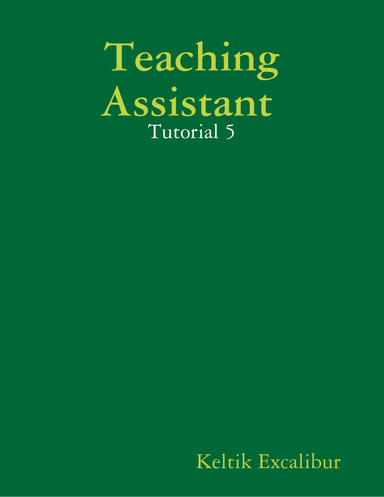 Teaching Assistant - Tutorial 5