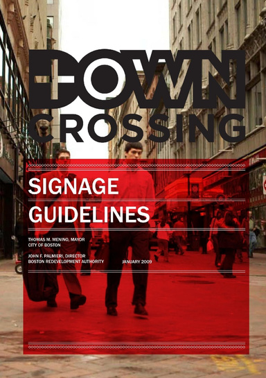 Downtown Crossing Signage Guidelines