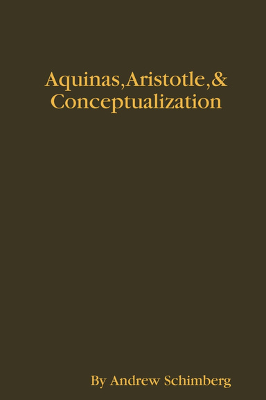 Aquinas, Aristotle, and Conceptualization