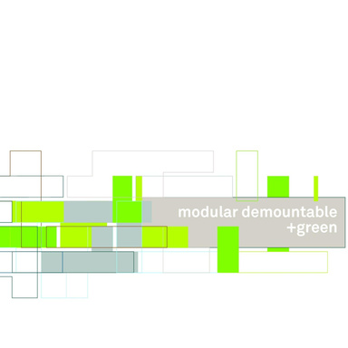 modular demountable + green