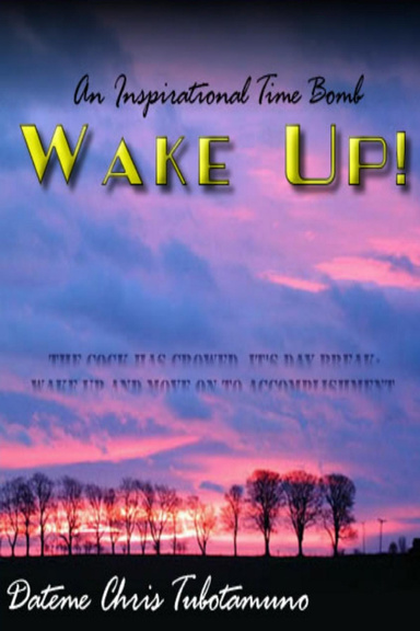 Wake Up!:  Inspirational Time Bomb- The Cock has Crowed, It's Day Break Wake up and Move on to Accomplishment
