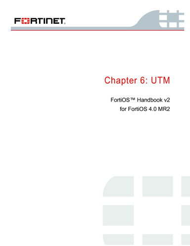 FortiOS Handbook V2, Chapter 6: UTM
