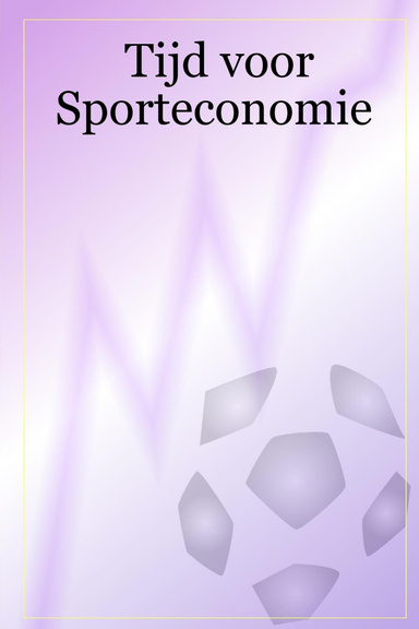 Tijd voor Sporteconomie