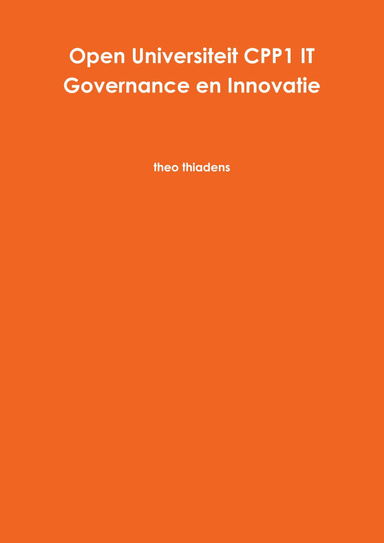 Open Universiteit CPP1 IT Governance en Innovatie