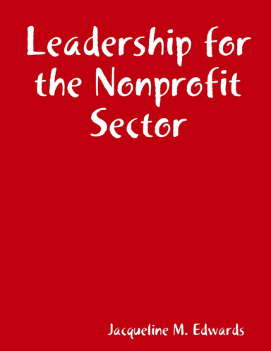 Leadership for the Nonprofit Sector