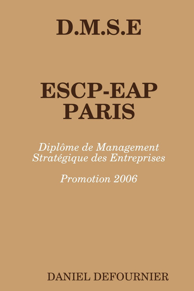 DIPLOME ESCP-EAP PARIS