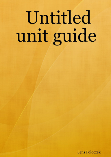 Untitled unit guide