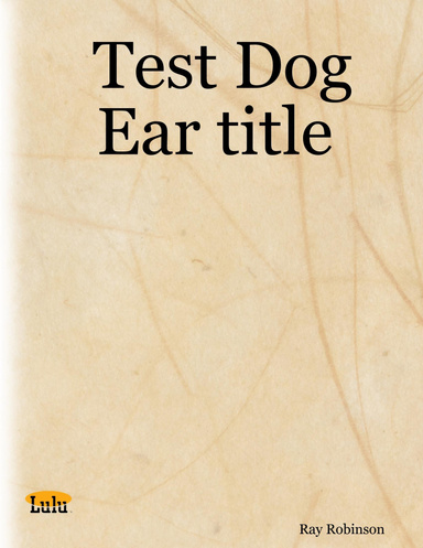 Test Dog Ear title