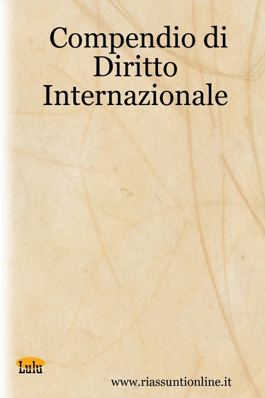 Compendio di Diritto Internazionale