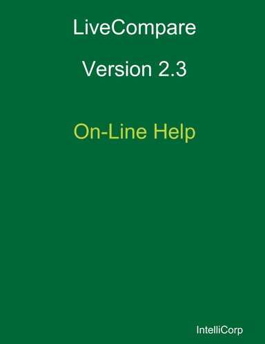 LiveCompare 2.3 On-Line Help
