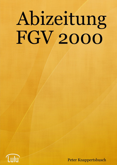 Abizeitung FGV 2000