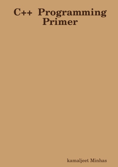 C++  Programming Primer