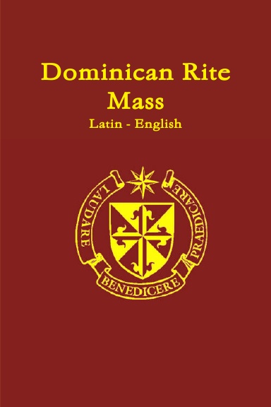 Dominican Rite Mass: Pew Booklet