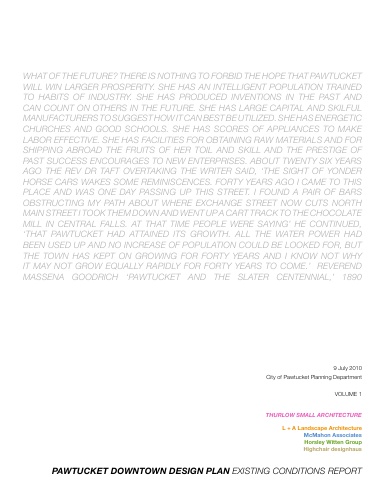 PDDP Existing Conditions Report