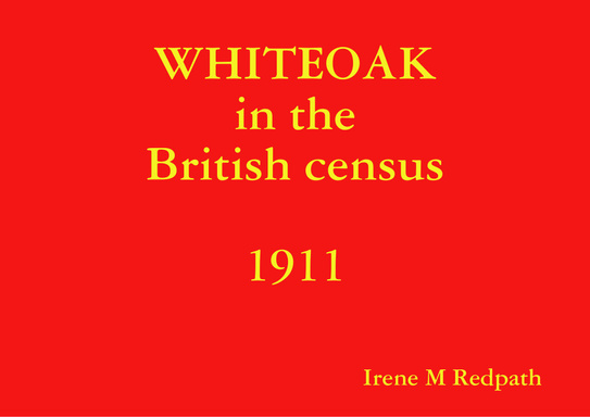 WHITEOAK in the British census: 1911