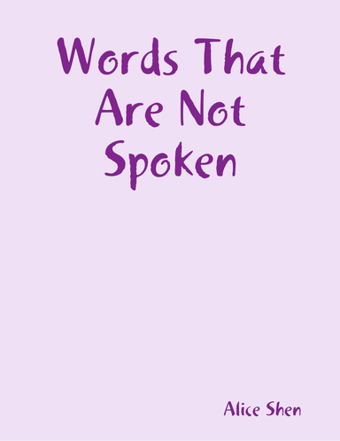 Words That Are Not Spoken