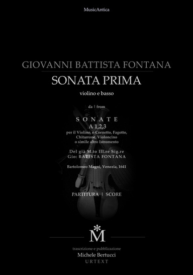 Fontana | Sonata prima a violino e basso