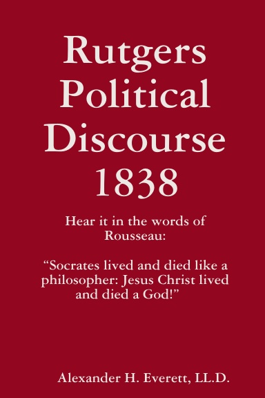 Rutgers Political Discourse 1838
