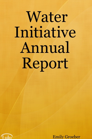 Water Initiative Annual Report