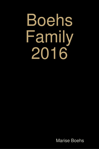 Boehs Family 2016