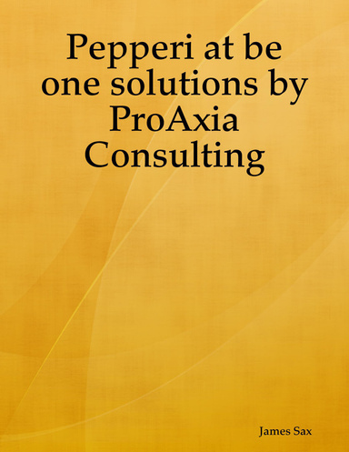 Pepperi at be one solutions by ProAxia Consulting