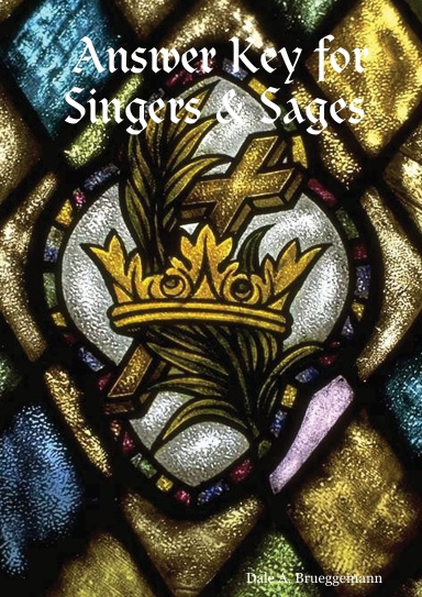 Answer Key for Singers & Sages