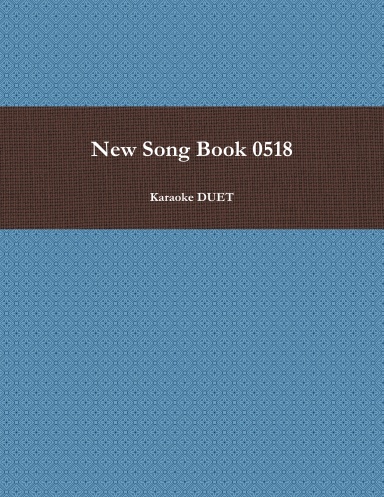 New Song Book 0518