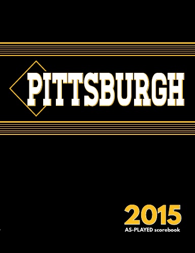 2015 Pittsburgh Pirates Scorebook