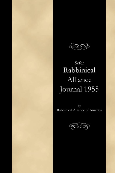 Rabbinical Alliance Journal 1955 (PB) [E#145087]
