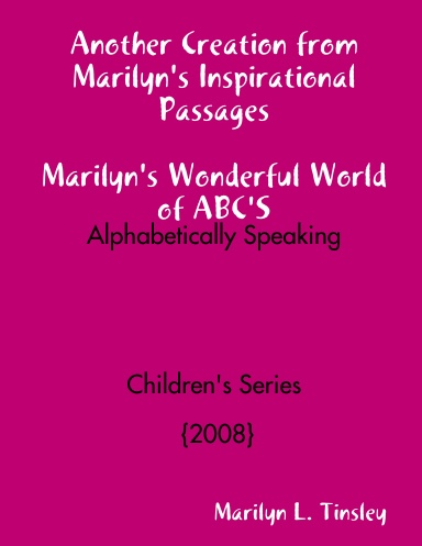 Marilyn's Wonderful World of ABC'S