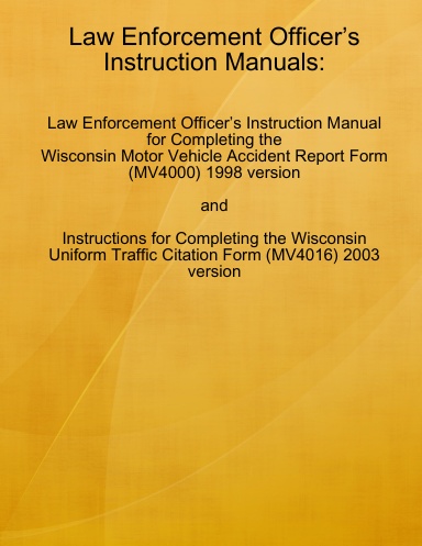 WI-DMV Complied manuals: Publications-MV4000 & MV4016