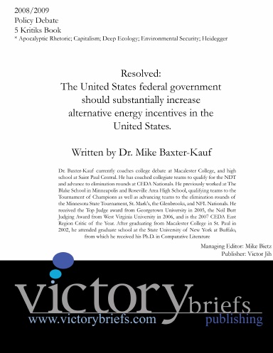 2008 Policy Book: 5 Kritiks
