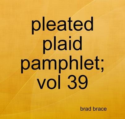 pleated plaid pamphlet; vol 39