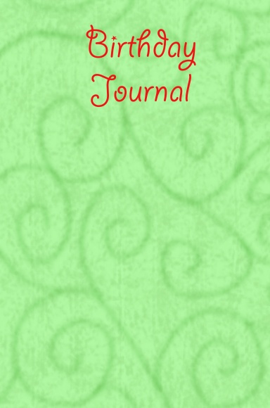 Birthday Journal