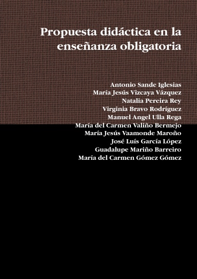 Propuesta didáctica en la enseñanza obligatoria
