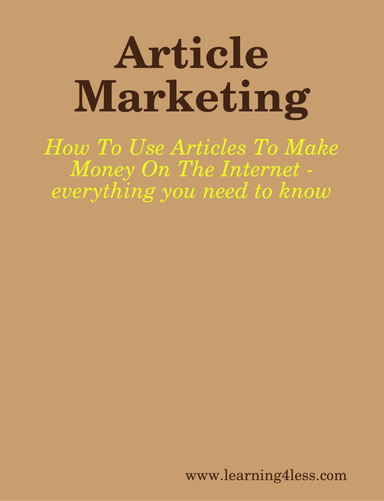 Article Marketing