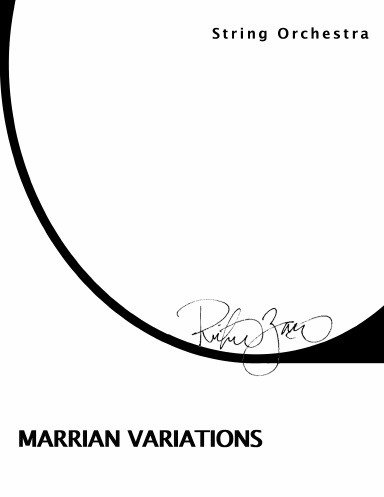 Score and Parts - Marrian Variations