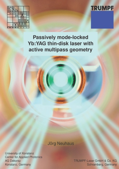 Mode locking of an active multipass geometry (colored edition)