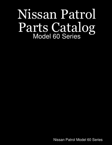 Nissan Patrol Parts Manual