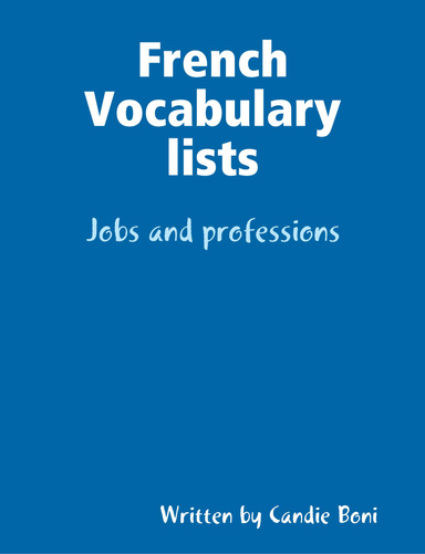 Vocabulary lists