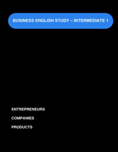 Business English Study - Intermediate 1