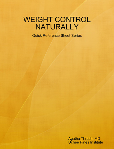 WEIGHT CONTROL NATURALLY