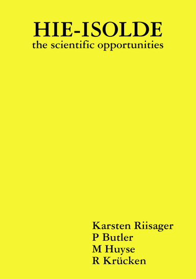 HIE-ISOLDE : the scientific opportunities