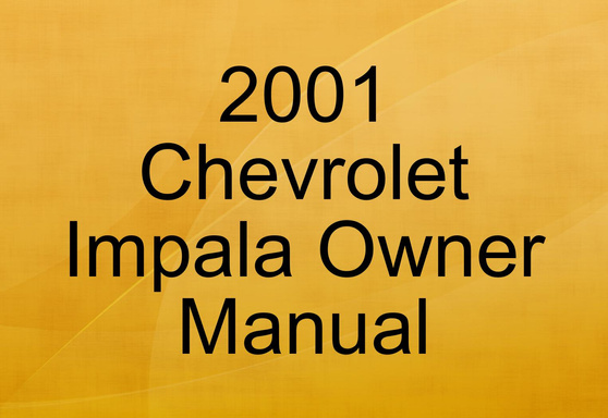 2001 Chevrolet Impala Owner Manual